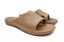 Archline Rebound Orthotic Slides Flip Flop Thongs Slip On Arch Support - Putty - Euro 42