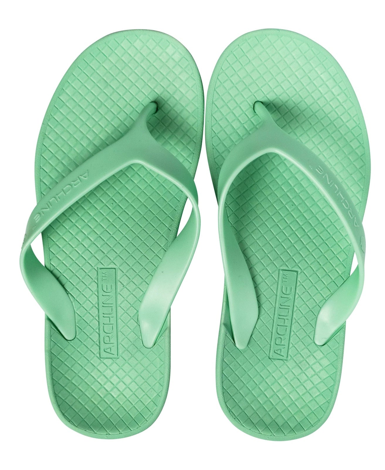 ARCHLINE Orthotic Thongs Arch Support Shoes Footwear Flip Flops - Dew Green - EUR 41 Secondary image