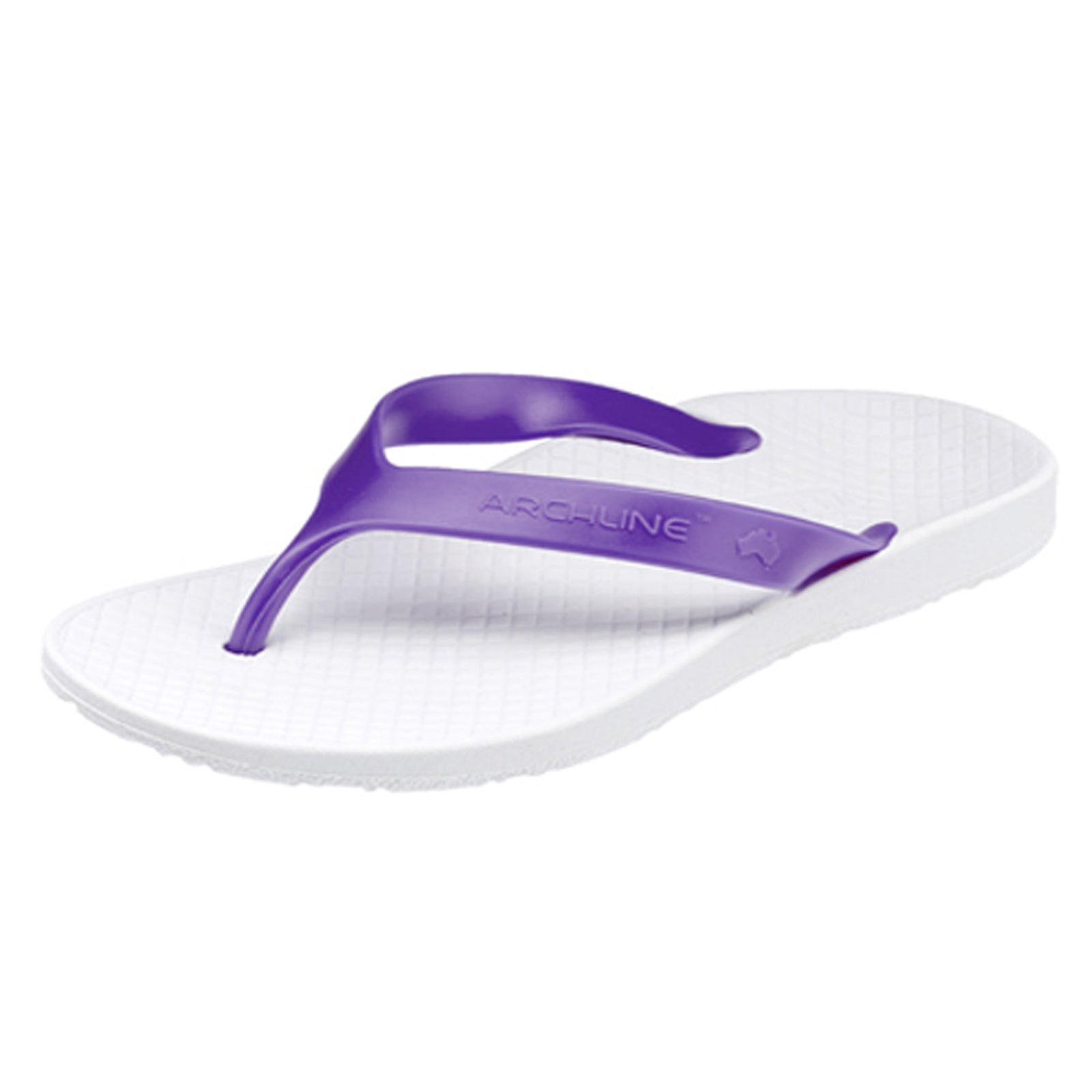 ARCHLINE Orthotic Thongs Arch Support Shoes Footwear Flip Flops Orthopedic - White/Fuchsia - EUR 37 Main image