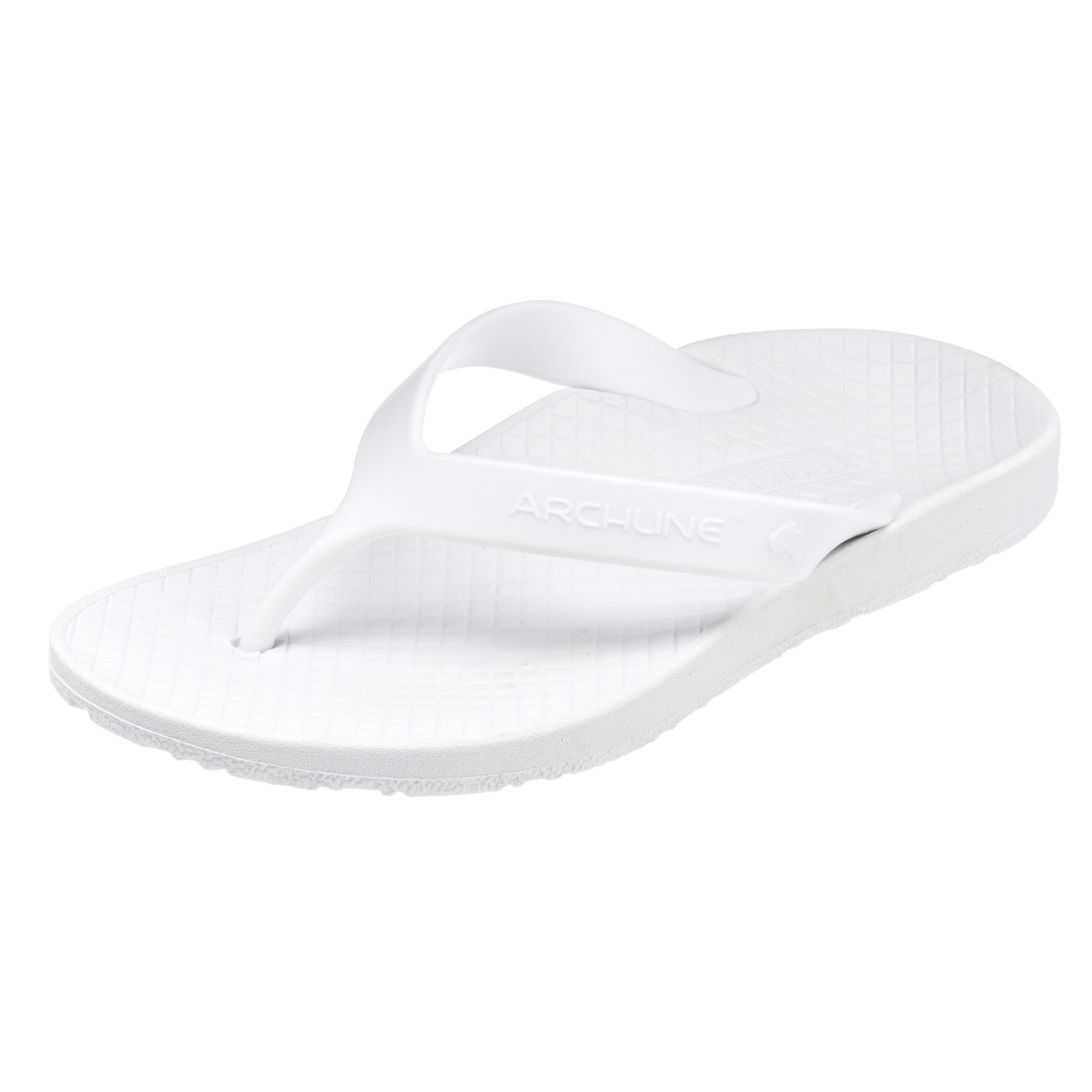 ARCHLINE Orthotic Thongs Arch Support Shoes Footwear Flip Flops Orthopedic - White/White - EUR 38 Secondary image