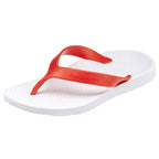 ARCHLINE Orthotic Thongs Arch Support Shoes Footwear Flip Flops Orthopedic - White/Red - EUR 41