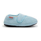 ARCHLINE Orthotic Plus Slippers Closed Scuffs Pain Relief Moccasins - Baby Blue - EU 39