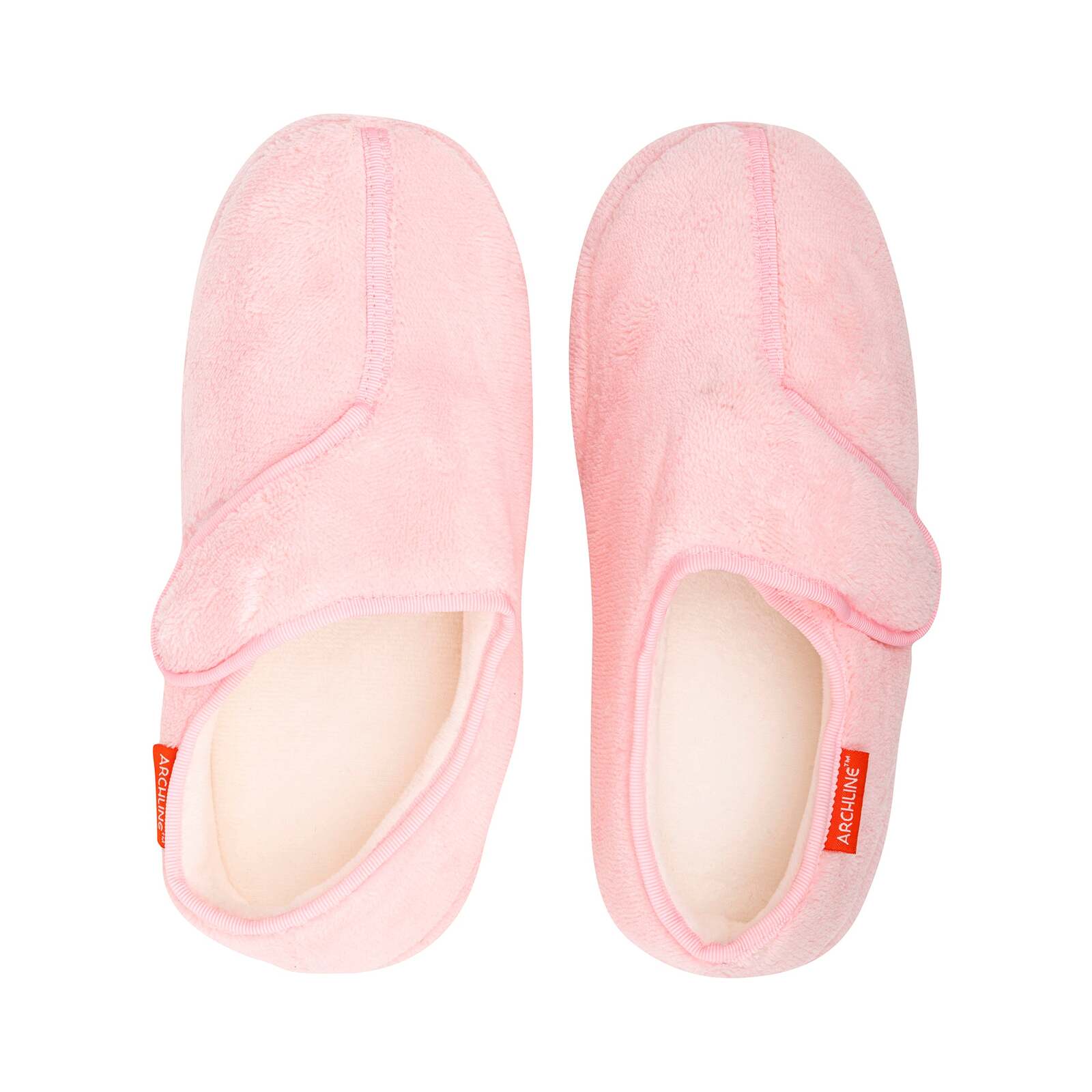 ARCHLINE Orthotic Plus Slippers Closed Scuffs Pain Relief Moccasins - Pink - EU 40