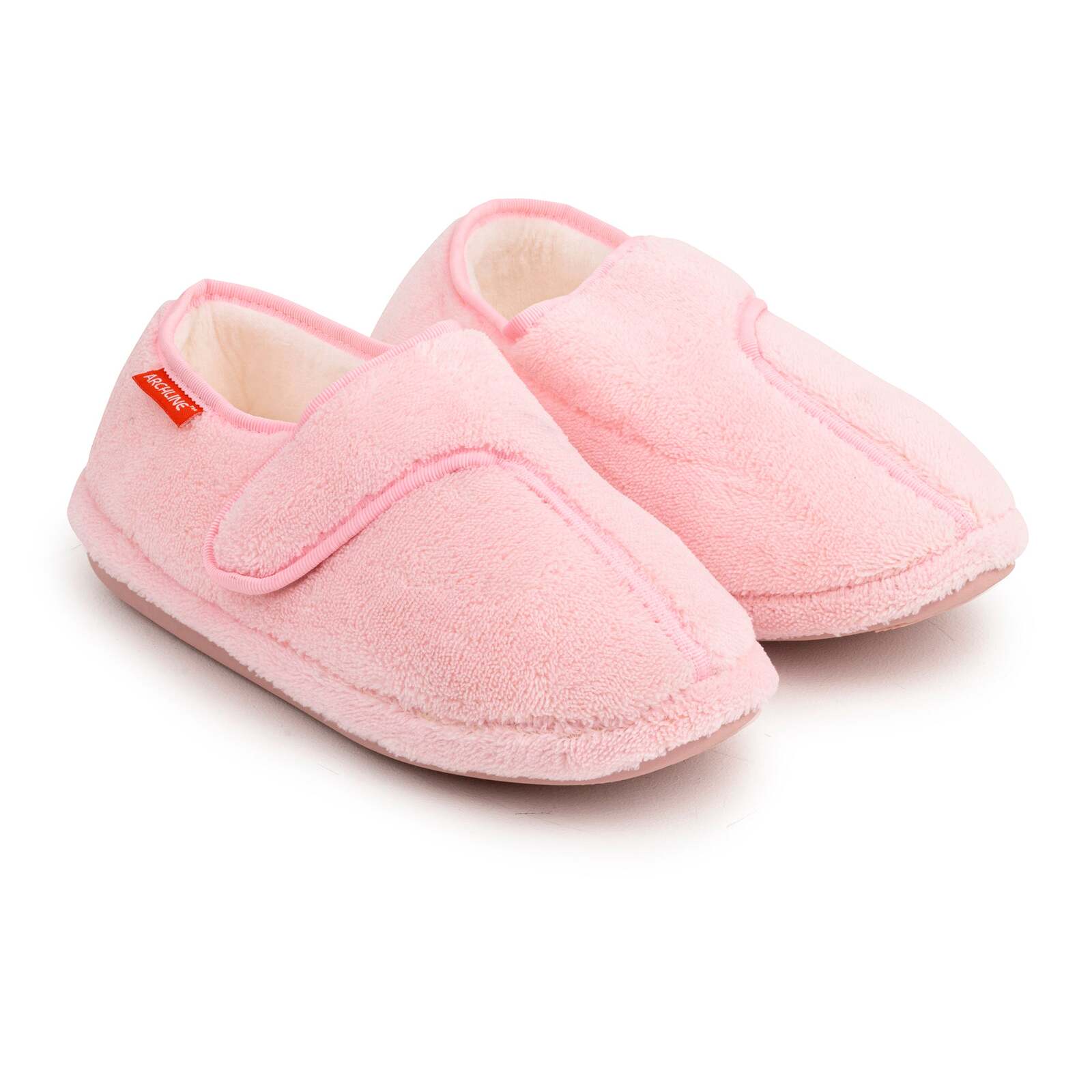 ARCHLINE Orthotic Plus Slippers Closed Scuffs Pain Relief Moccasins - Pink - EU 43 Secondary image