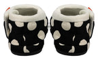 ARCHLINE Orthotic Slippers CLOSED Arch Scuffs Pain Moccasins Relief - Black/White Polka Dots - EUR 36 (Womens 5 US)