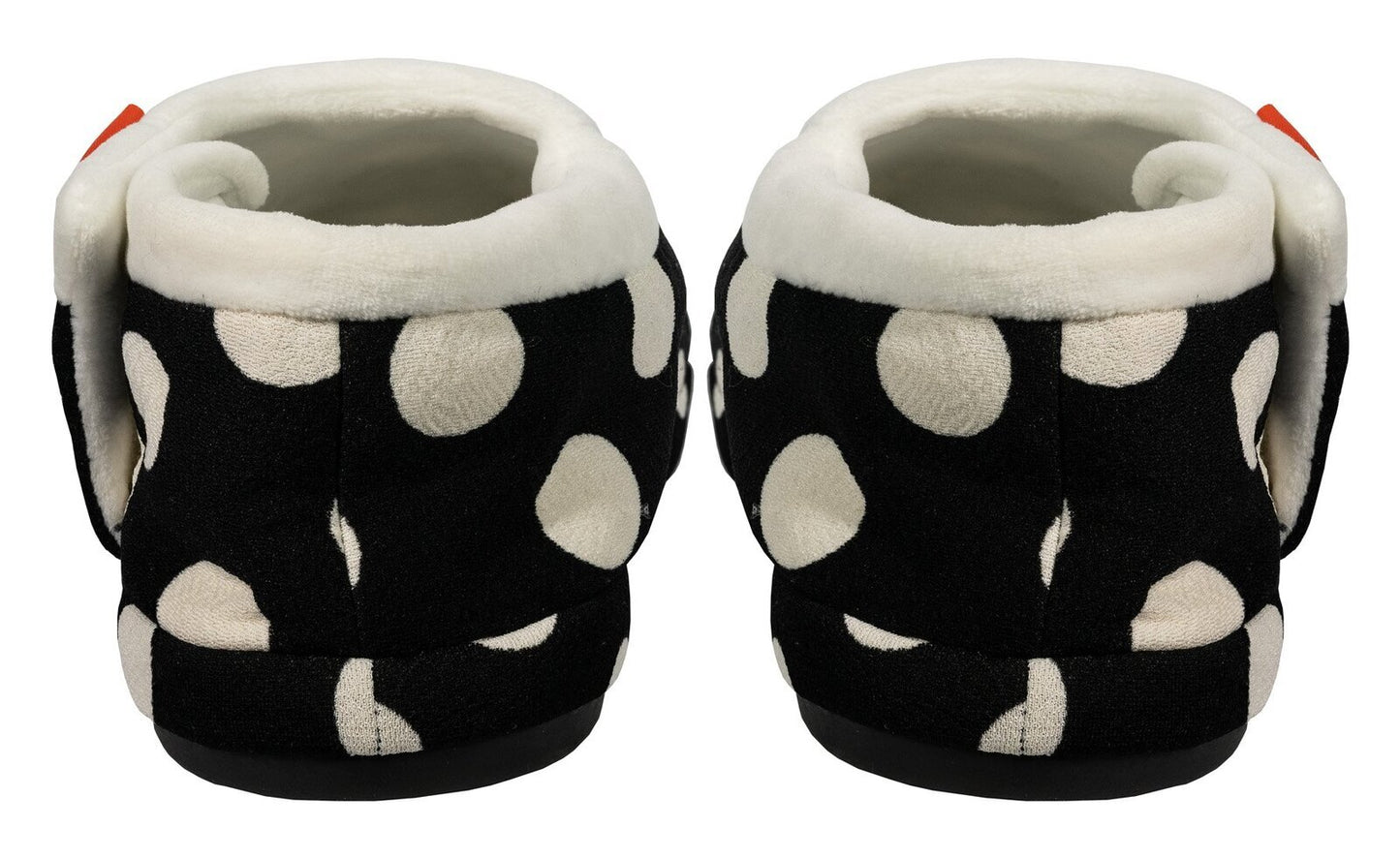 ARCHLINE Orthotic Slippers CLOSED Arch Scuffs Pain Moccasins Relief - Black/White Polka Dots - EUR 39 (Womens 8 US)
