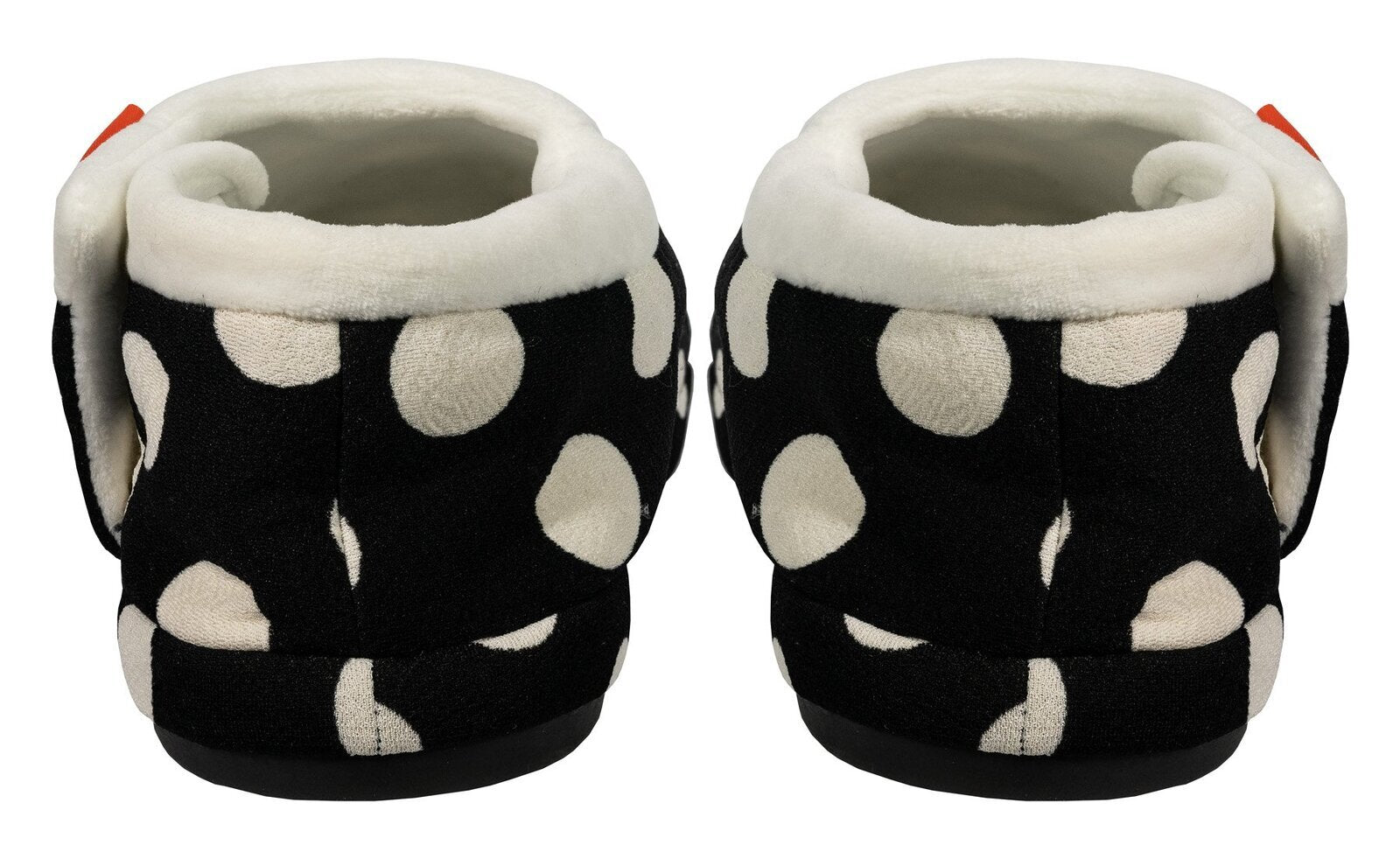 ARCHLINE Orthotic Slippers CLOSED Arch Scuffs Pain Moccasins Relief - Black/White Polka Dots - EUR 39 (Womens 8 US)