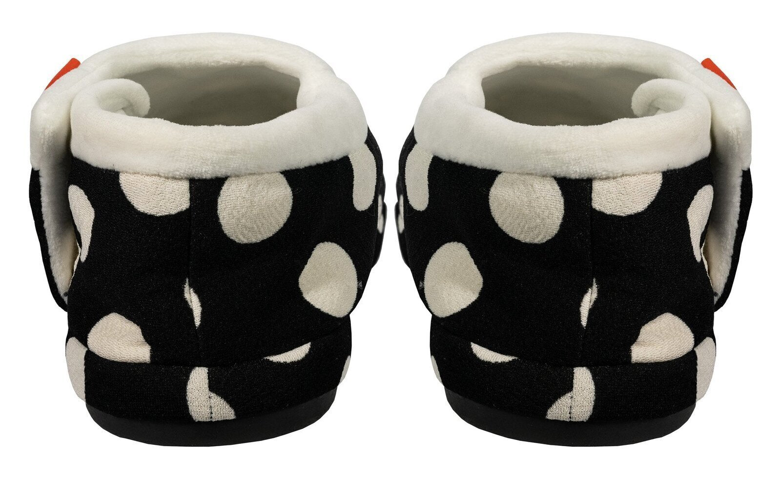 ARCHLINE Orthotic Slippers CLOSED Arch Scuffs Pain Moccasins Relief - Black/White Polka Dots - EUR 41 (Womens 10 US)