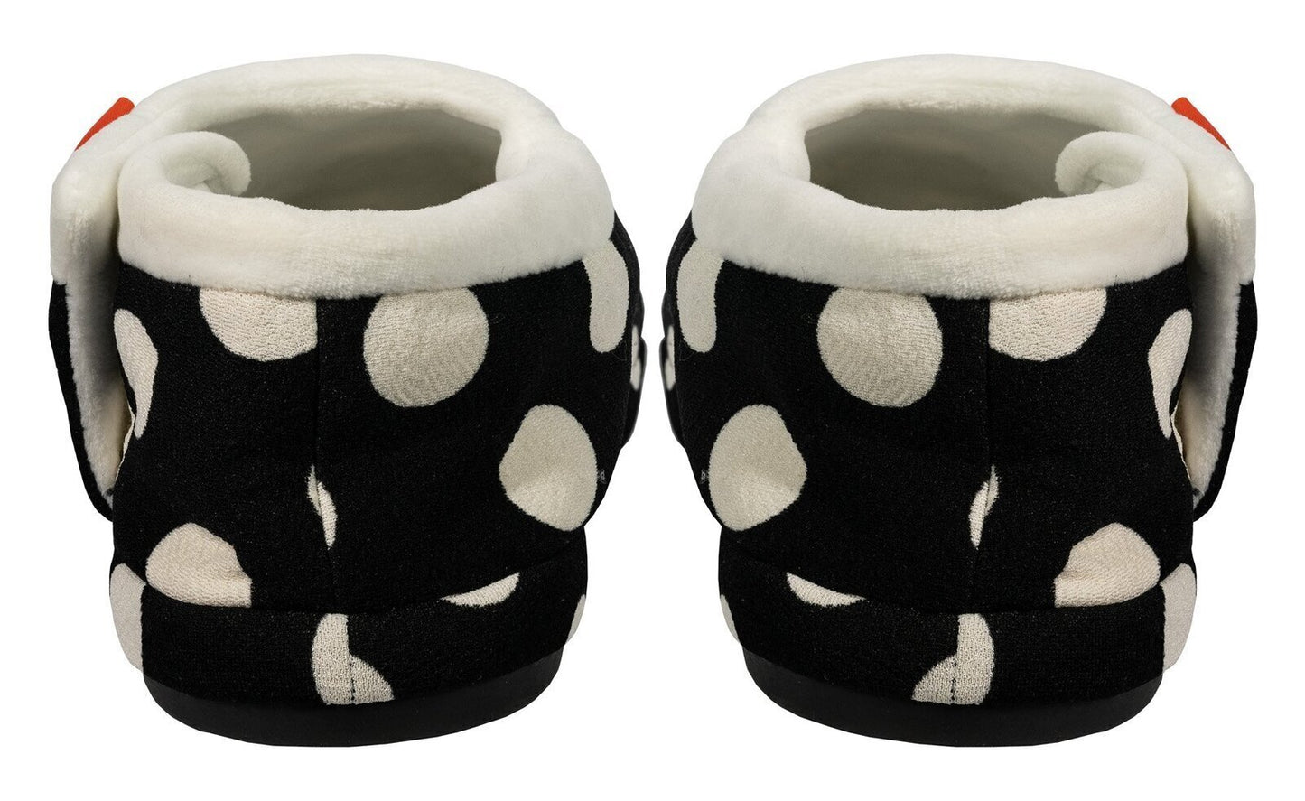 ARCHLINE Orthotic Slippers CLOSED Arch Scuffs Pain Moccasins Relief - Black/White Polka Dots - EUR 42 (Womens 11 US)