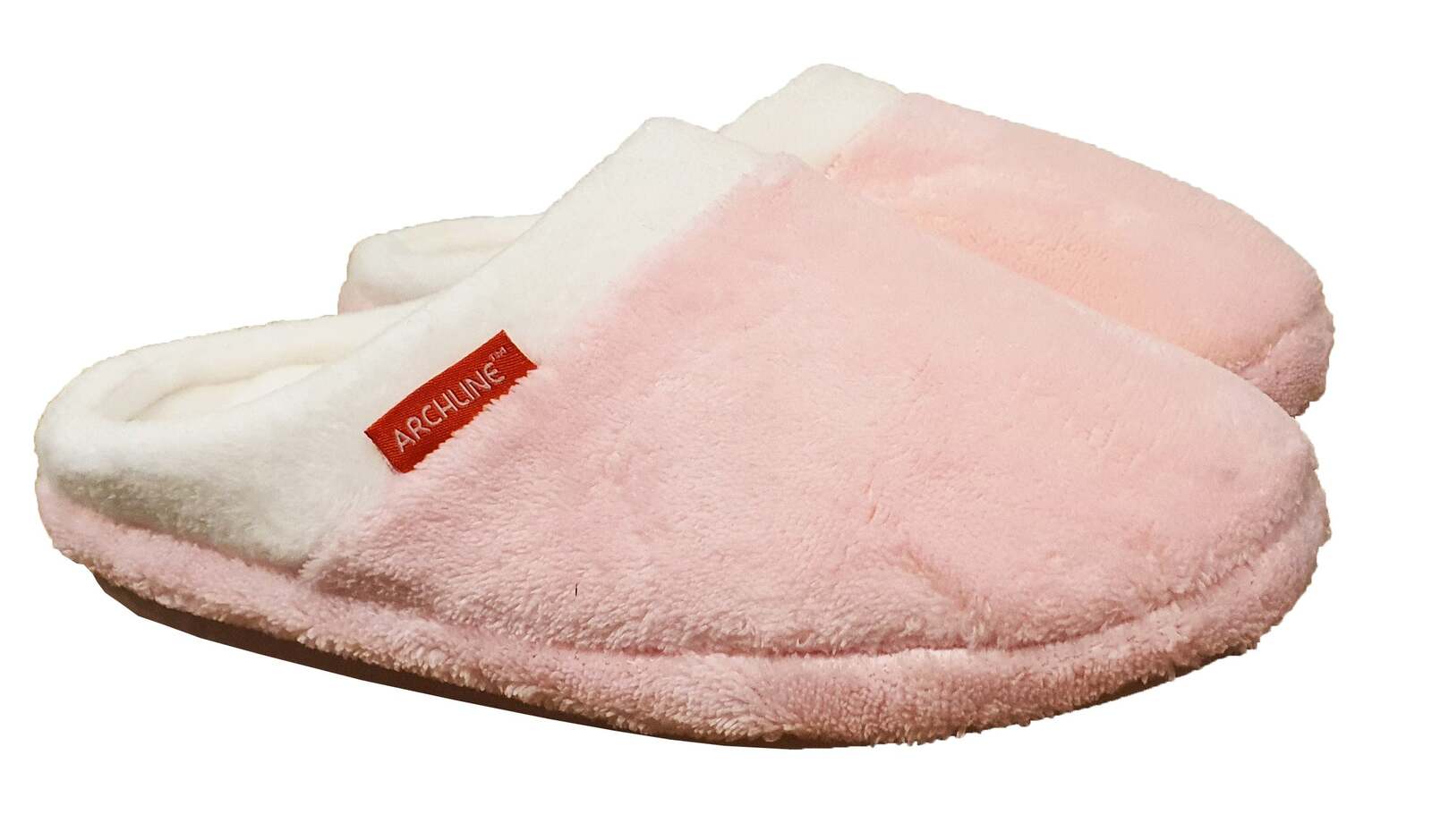 ARCHLINE Orthotic Slippers Slip On Arch Scuffs Pain Relief Moccasins - Pink - EU 35 Main image