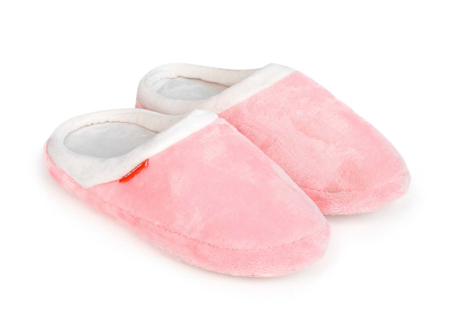 ARCHLINE Orthotic Slippers Slip On Arch Scuffs Pain Relief Moccasins - Pink - EU 43 Secondary image