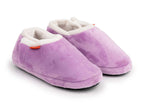 ARCHLINE Orthotic Slippers CLOSED Arch Scuffs Pain Relief Moccasins - Lilac - EU 40