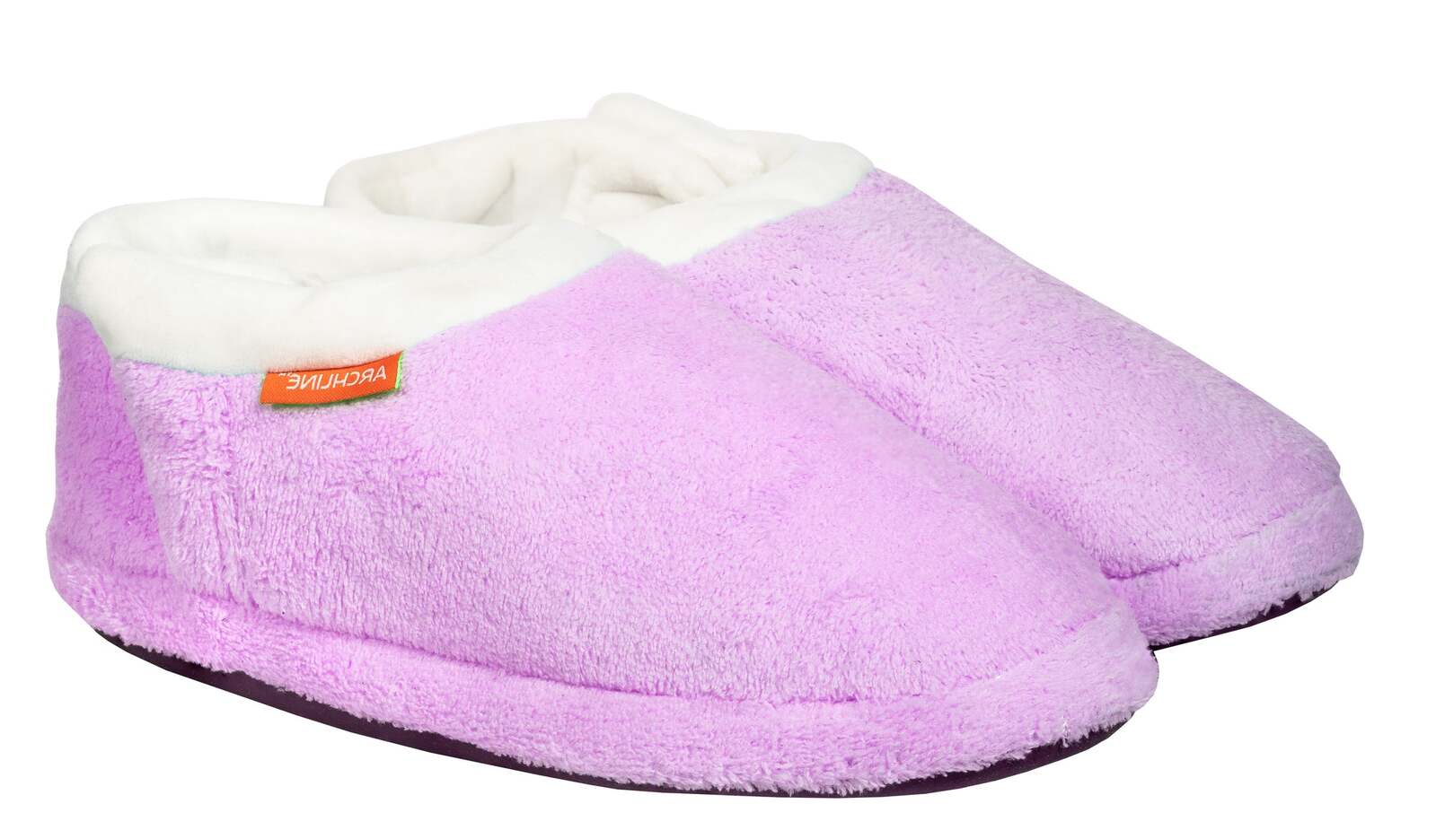 ARCHLINE Orthotic Slippers CLOSED Arch Scuffs Pain Relief Moccasins - Lilac - EU 41 Main image
