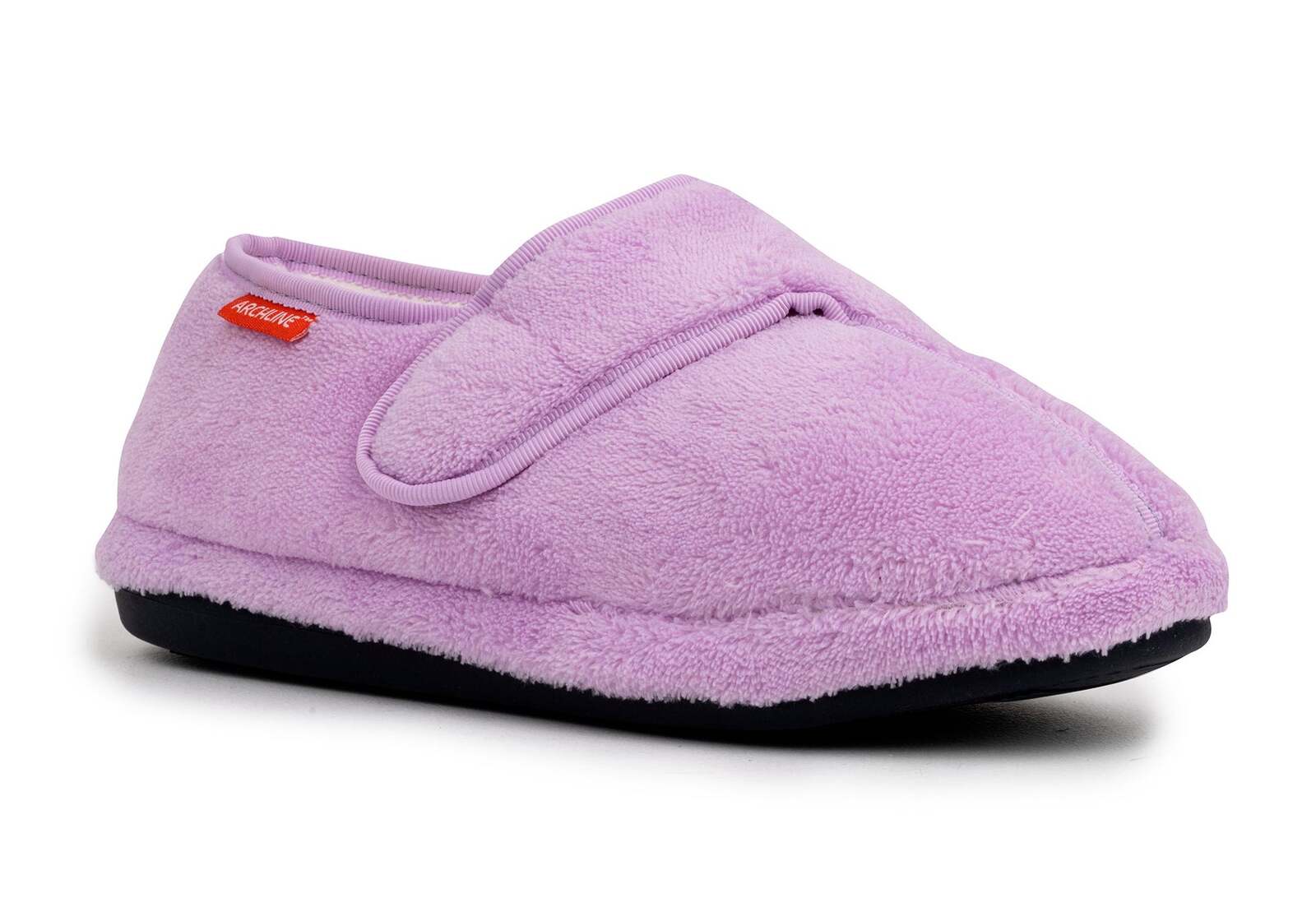 ARCHLINE Orthotic Plus Slippers Closed Scuffs Pain Relief Moccasins - Lilac - EU 38