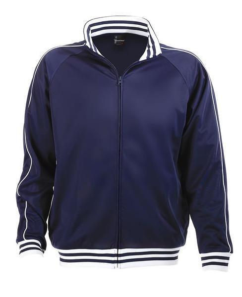 Identitee Mens Varsity Track Suit Top Jacket Jumper Long Sleeve Sunset Urban Casual - Navy - XXX-Large Main image