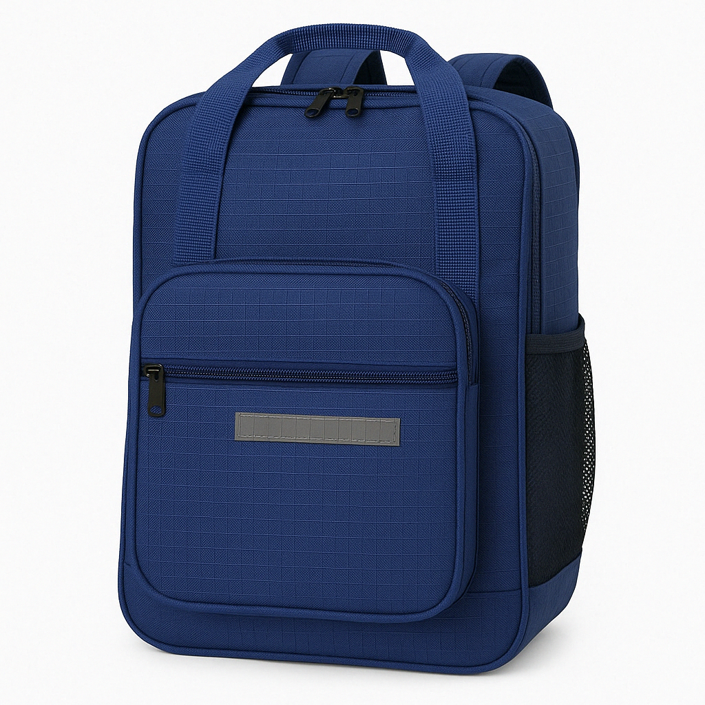 26L Leuts Backpack School Book Library Utility Carry Bag Backpack - Navy