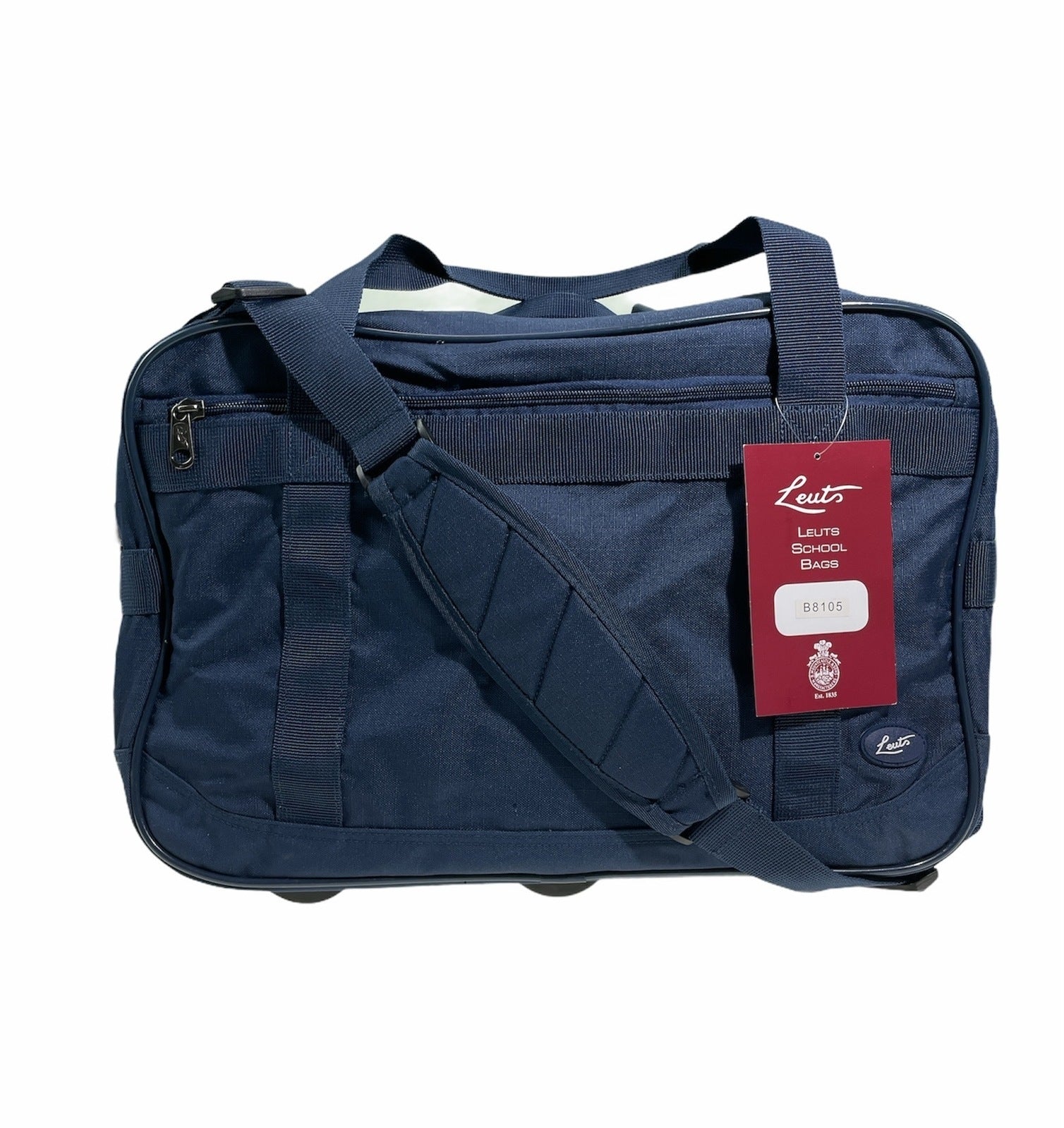 44L Foldable Duffel Bag Gym Sports Luggage Travel Foldaway School Bags - Navy Secondary image