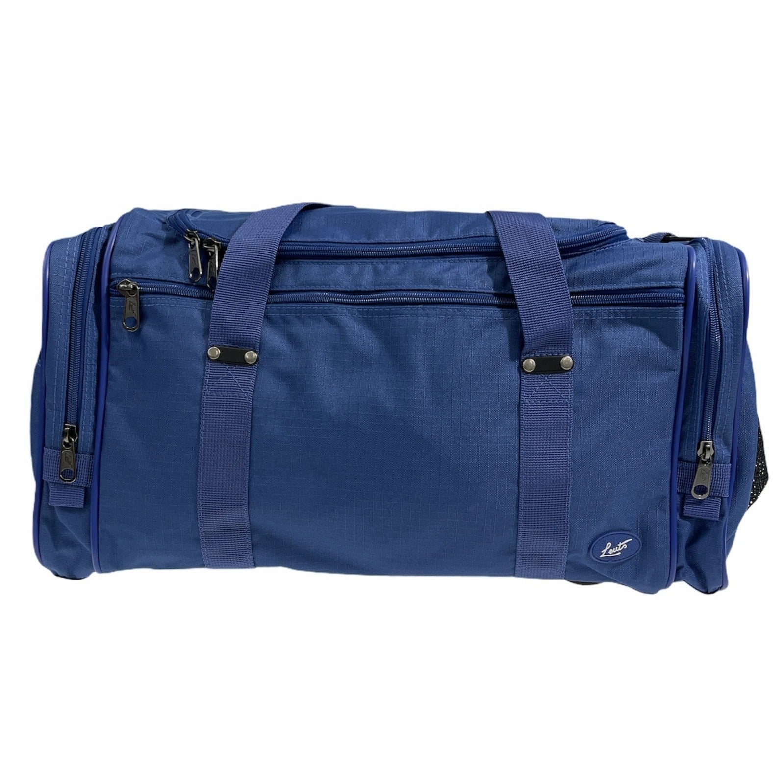 44L Travel Foldable Duffel Bag Gym Sports Luggage Travel Foldaway D-Zip Top School Bags - Royal Blue Secondary image