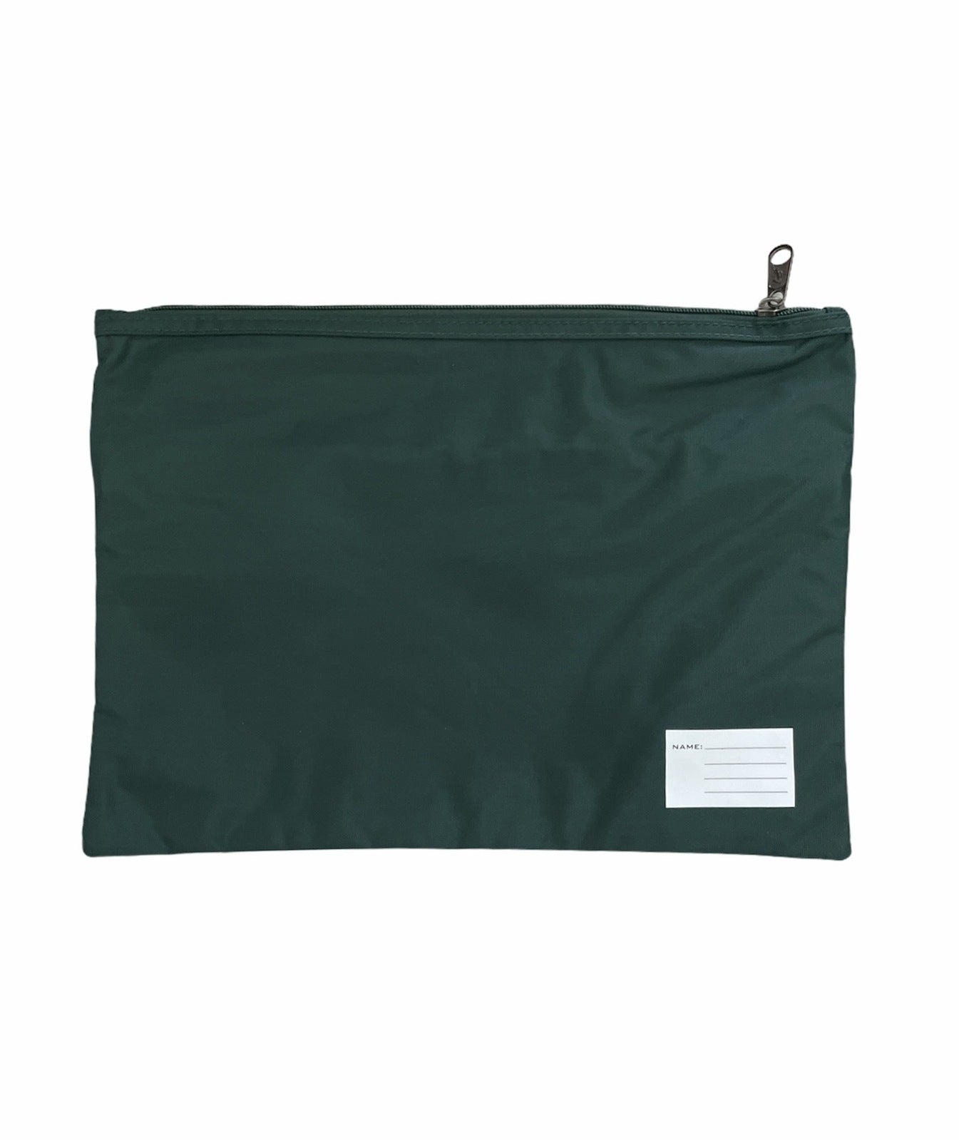 Leuts Twin Zip Jumbo Pencil Case Travel Bag Pouch Storage School Office Pen - Bottle Green Secondary image