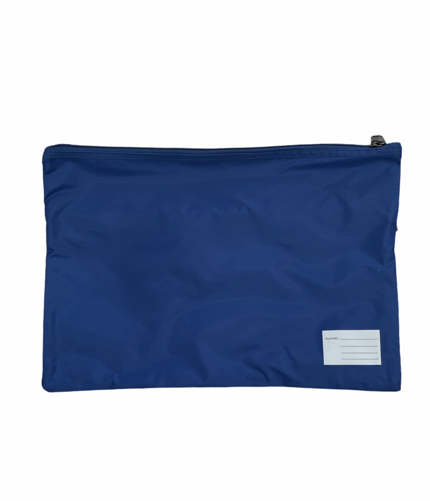 Leuts Twin Zip Jumbo Pencil Case Travel Bag Pouch Storage School Office Pen - Royal Blue Secondary image