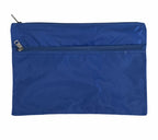 Leuts Twin Zip Jumbo Pencil Case Travel Bag Pouch Storage School Office Pen - Royal Blue