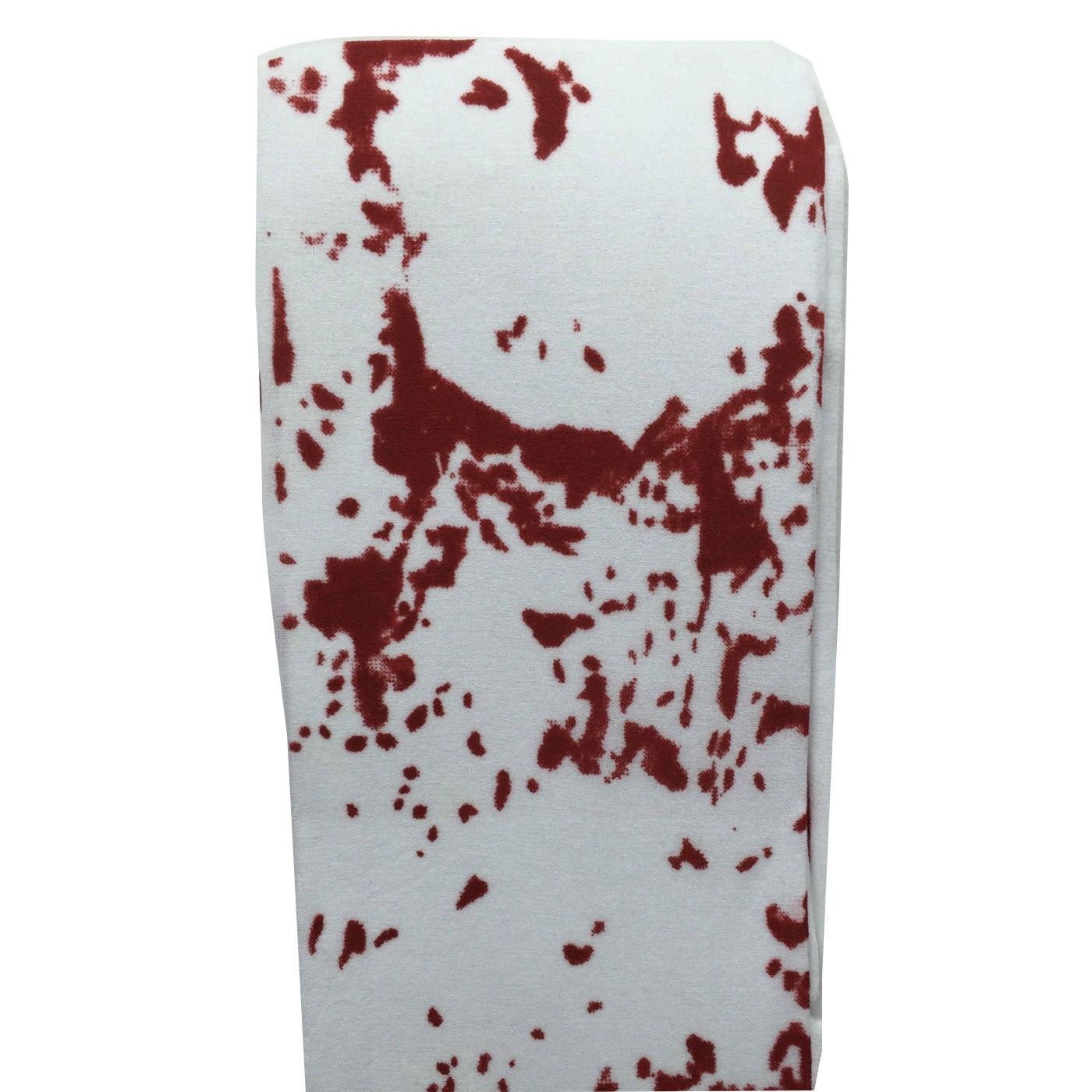 Stay Up OVER THE KNEE SOCKS Stockings Hosiery Party Costume Stockings - Fake Blood Splash (White/Red) Main image