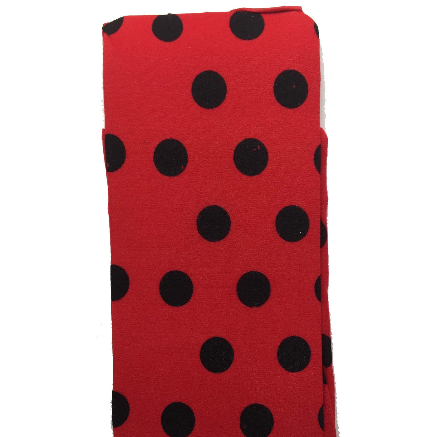 Stay Up OVER THE KNEE SOCKS Stockings Hosiery Party Costume Stockings - Ladybug Polka (Red/Black) Main image