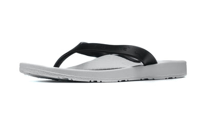 ARCHLINE Flip Flops Orthotic Thongs Arch Support Shoes Footwear - White/Black - EUR 35