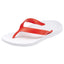 ARCHLINE Flip Flops Orthotic Thongs Arch Support Shoes Footwear - White/Red - EUR 41