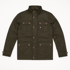Crosshatch Mens Vinyl Quilted Jacket Warm Winter Joseph Style - Black - Medium