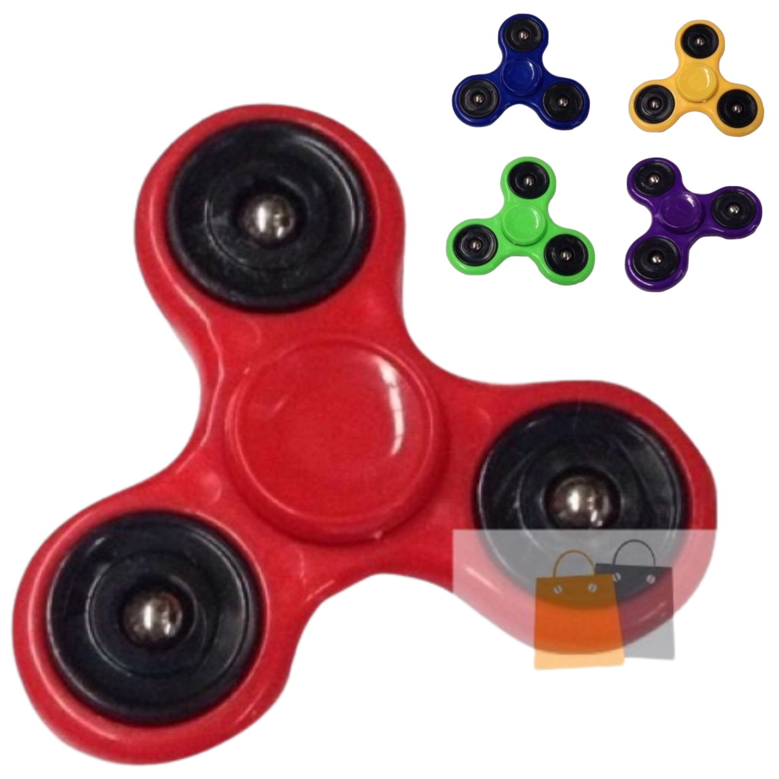 3pcs Fidget Hand Finger Spinner Focus Stress Reliever Toys For Kids Adults Main image