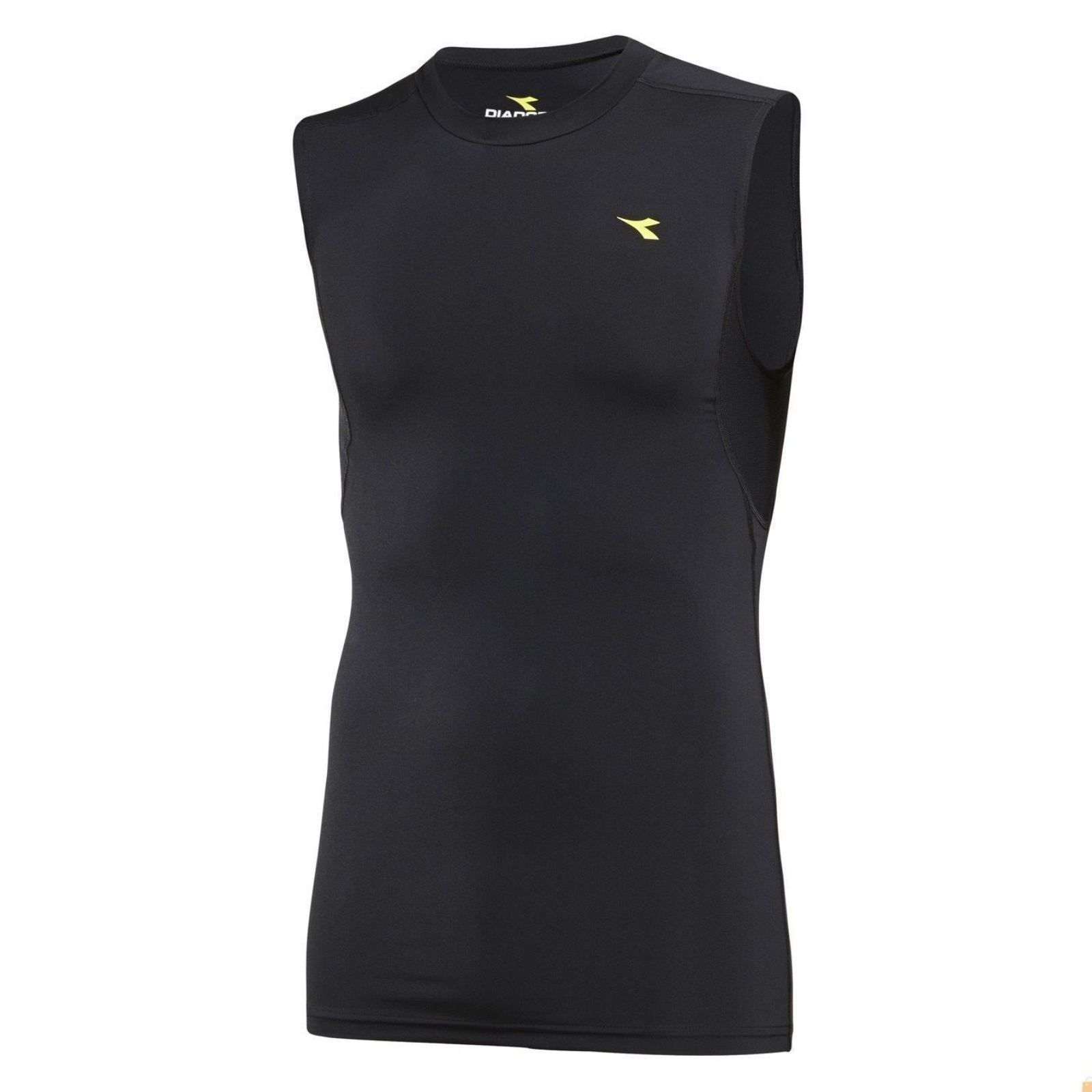 Diadora Mens  Compression Sleeveless Muscle Top Gym Thermal - Black - XXL Secondary image