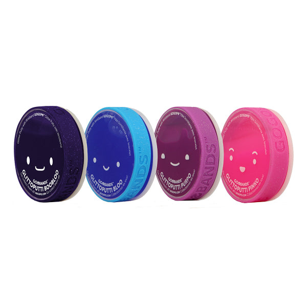 1PC GLITTOPUTTI Arm Bands Silicone Slime Wristband w Tub - Assorted Colours Main image
