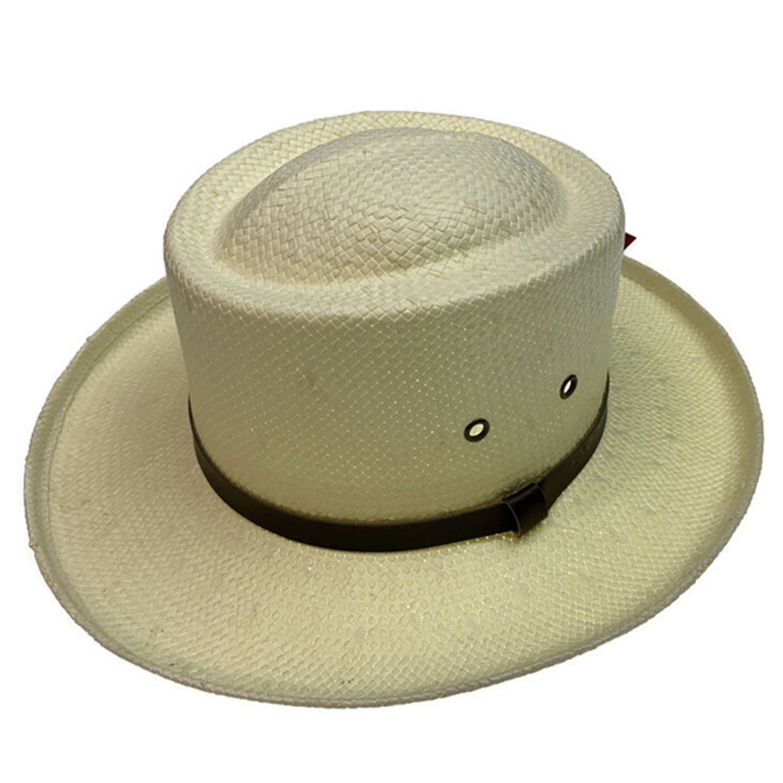 DENTS Paper Straw Hat Wide Brim Sun Beach Gold Cap Summer Natural Protection - Small/Medium Main image
