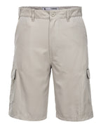 HUSKI Cargo Shorts Mens Cascade Microfibre Flexi Fit Short Army Military 515206 - Bone - 4XL (112cm Waist)