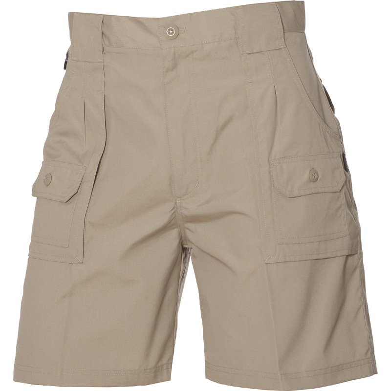 HUSKI Mens Cargo Shorts Work Casual Workwear - Bone - 3XL (107cm Waist) Main image