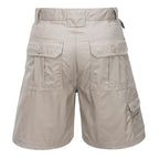 HUSKI Mens Cargo Shorts Work Casual Workwear - Bone - 4XL (112cm Waist)