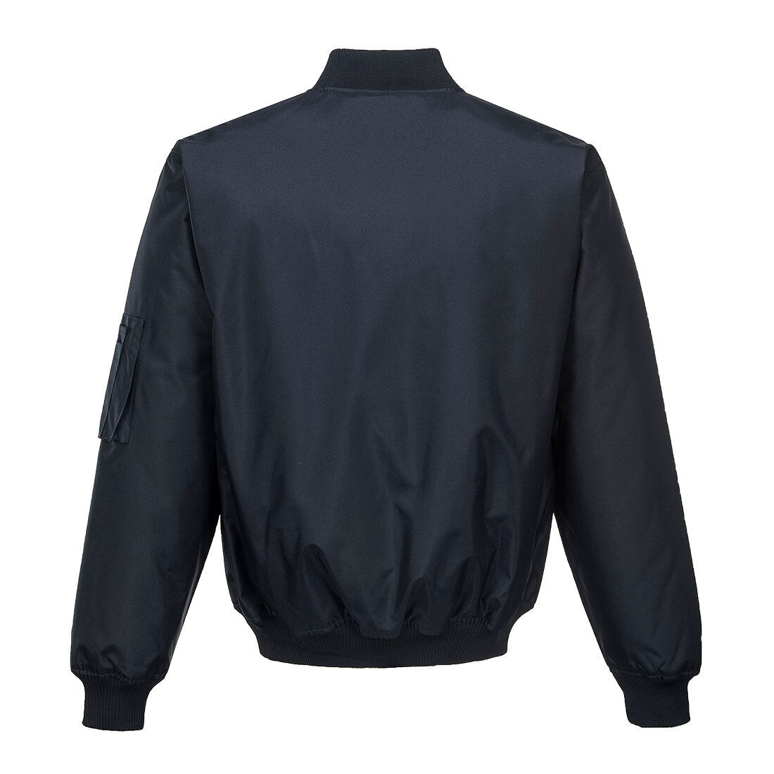 HUSKI Mens Quilted Combat Bomber Waterproof Jacket Windproof Workwear Coat - Navy - X-Small