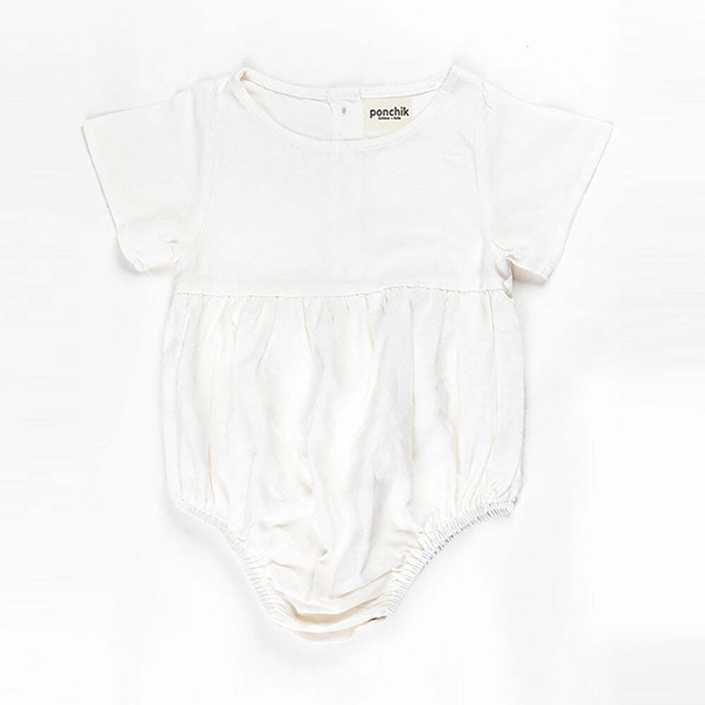 Ponchik Babies + Kids - Linen Romper - Daisy - Size 2 Years Old Secondary image