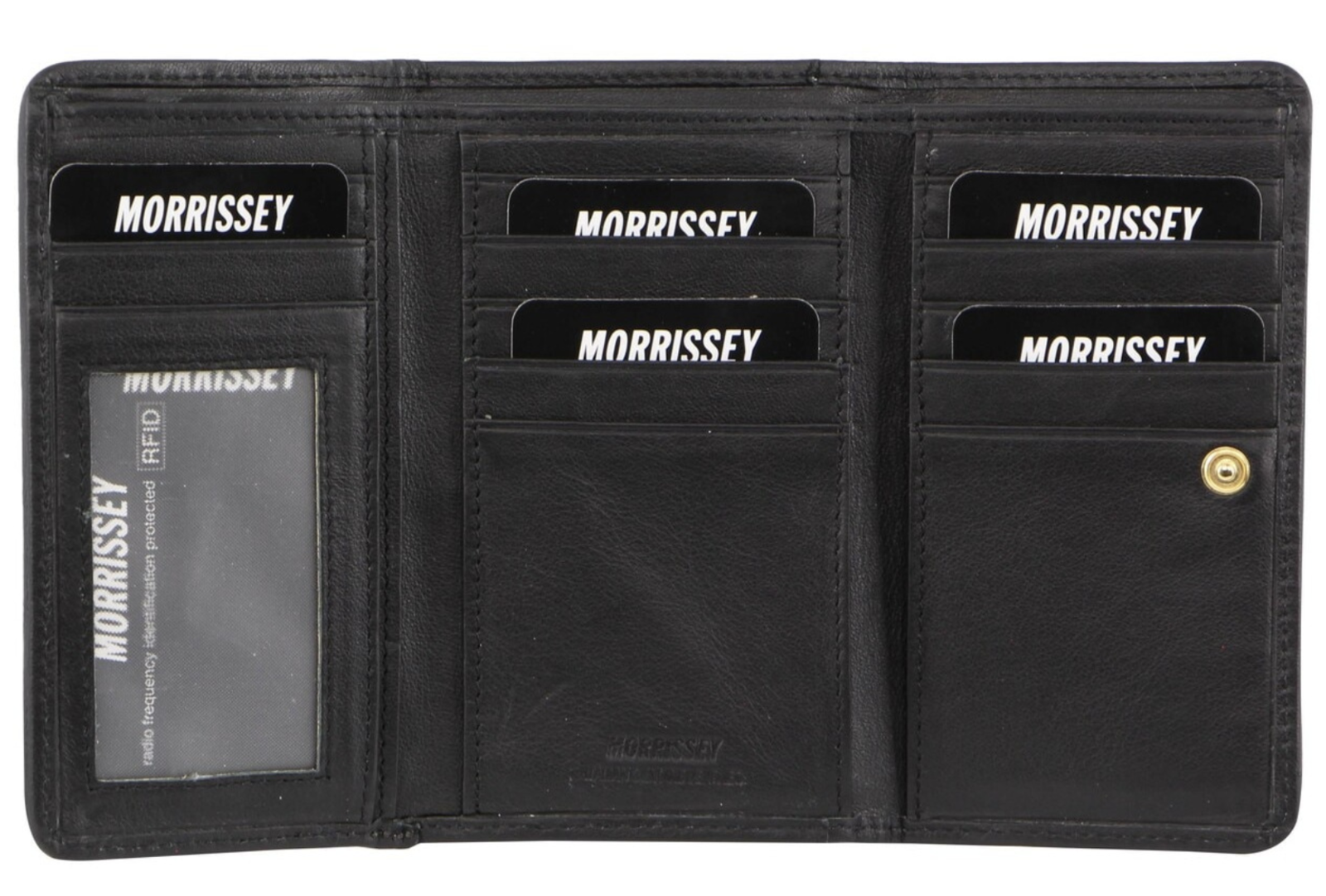 Morrissey Womens Card Holder Leather Wallet Coin Clutch Purse Organizer Cute Girl Ladies - Navy Main image