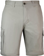 Mens Cargo Shorts 100% Cotton Casual Work Wear Half Pants Summer Army Military - Fawn - 34 (87cm)