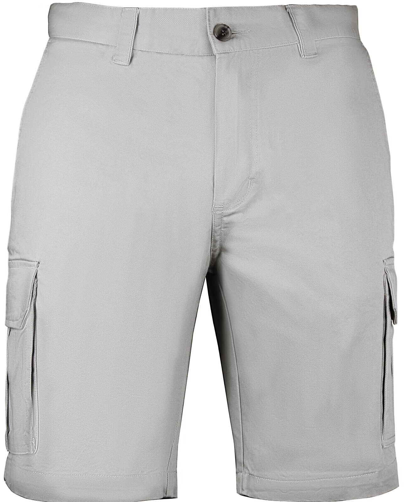 Mens Cargo Shorts 100% Cotton Casual Work Wear Half Pants Summer Army Military - Stone - 32 (82cm) Main image