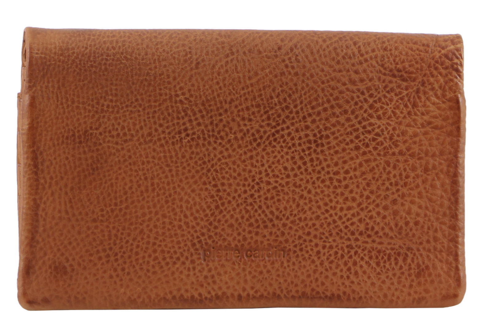Pierre Cardin Ladies Womens Genuine Leather Bi-Fold RFID Purse Wallet - Cognac Main image