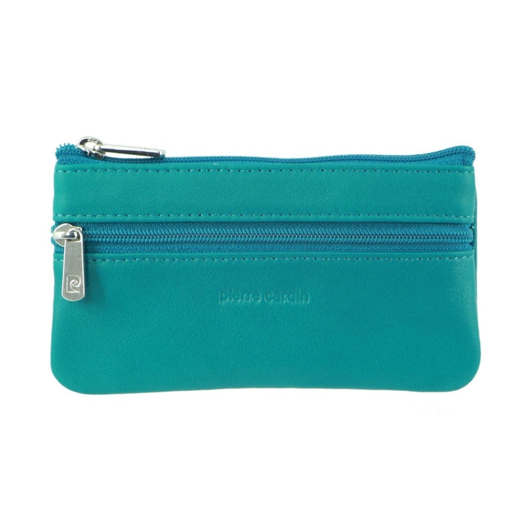 Pierre Cardin Ladies Womens Genuine Leather RFID Coin Purse Wallet - Turquoise Secondary image