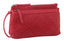 Pierre Cardin Woven Ladies Crossbody/ Clutch Bag - Red