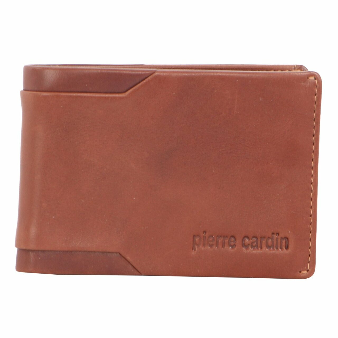 Pierre Cardin Mens Soft Italian Leather Slimline Bi-Fold Wallet - Cognac Secondary image