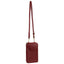 Pierre Cardin Ladies Leather Cross Body Bag/Wallet Bag/Clutch Wallet - Red
