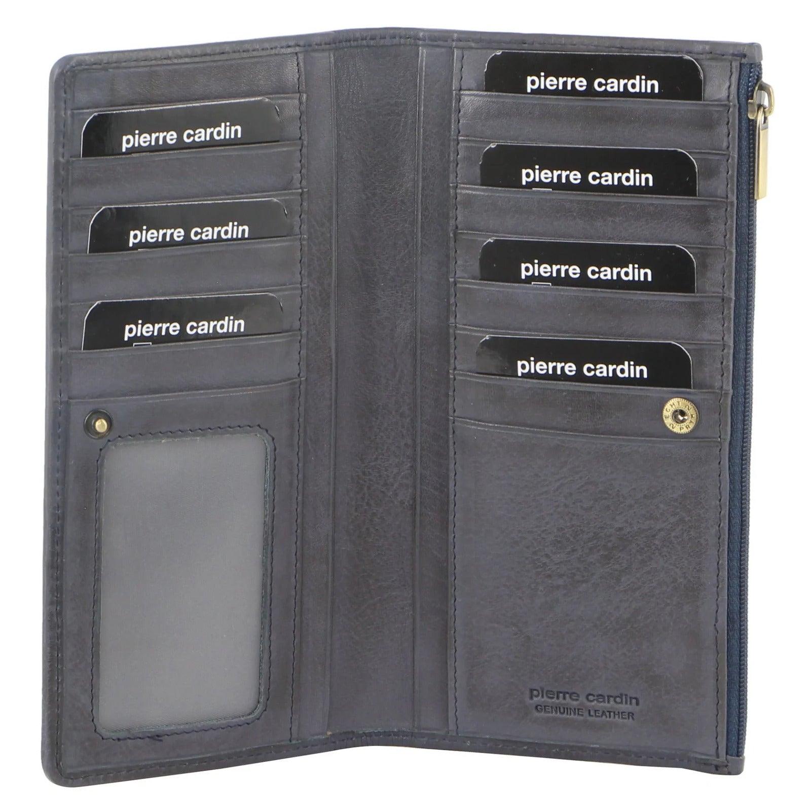 Pierre Cardin Womens Soft Italian Leather RFID Purse Wallet - Teal Main image