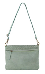 3-Piece Set��Pierre Cardin Womens Woven Cross-Body Bag - Mint Green