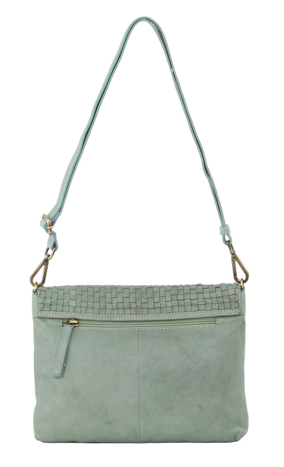3-Piece Set��Pierre Cardin Womens Woven Cross-Body Bag - Mint Green